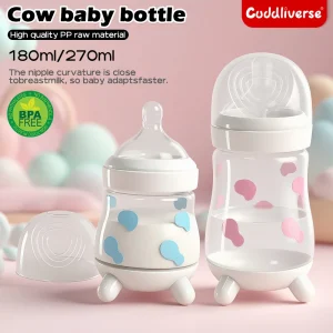 180ML/270ML anti bloating baby PP bottle without handle