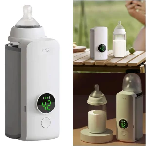 Portable Bottle Warmer Rechargeable Cordless